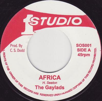 7-Zoll-Schallplatte GAYLADS - Africa SOS001 Studio One UK Reggae, Ska & Dub Gebraucht