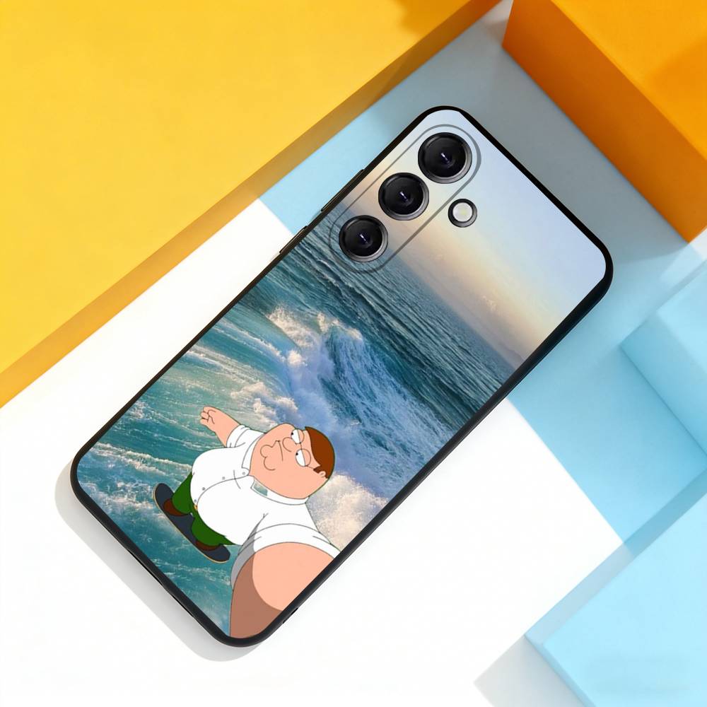 F-Family Funny G-Guy Funny Phone Case For Samsung Galaxy A 22,71,53,52,51,72,73,5G,Note,J7,8,9 Soft Black Cover