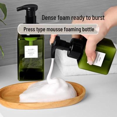Foaming Bottle for Mousse, Shampoo, Shower Gel, Facial Cleanser, and Hand Soap.