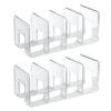 Handbag storage rack Organizer 4 Slots Transparent Closet Purse Storage rack Acrylic wardrobe Bag storage holder Purse Display