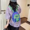 Schoolbag Korean Color Matching Nylon Schoolbag 1011 New Dopamine College Style Girl Leisure Student Mini Backpack