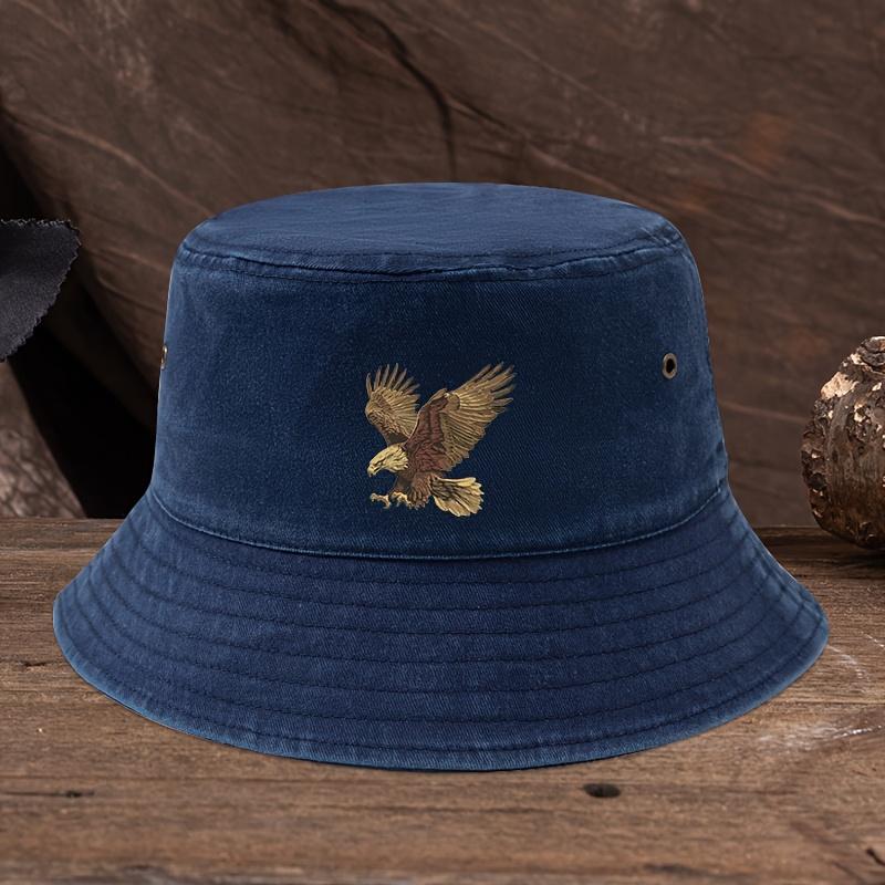 

Кепка рибалки з принтом Могутнього Орла Модна та Універсальна Капелюх для вулиці Сонцезахисний та Сонцезатінювальний Adjustable