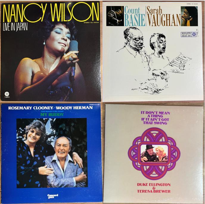 

[USED] Jazz Female Vocals Nancy/Rosemary/Sarah/Teresa Big Band 4 LPs