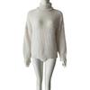 Women's Autumn and Winter Long-sleeved Versatile Knitted Sweater Top Multi-color