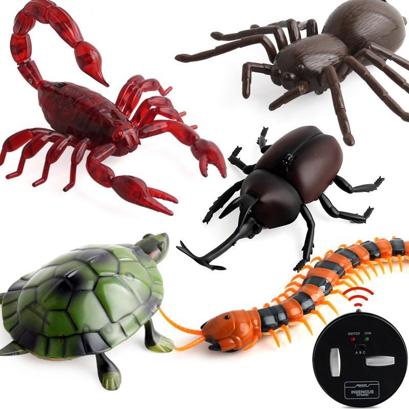 Electric Infrared Remote Control Toys New And Strange Insects Simulation Tricky People Reptiles A Variety Of Optional