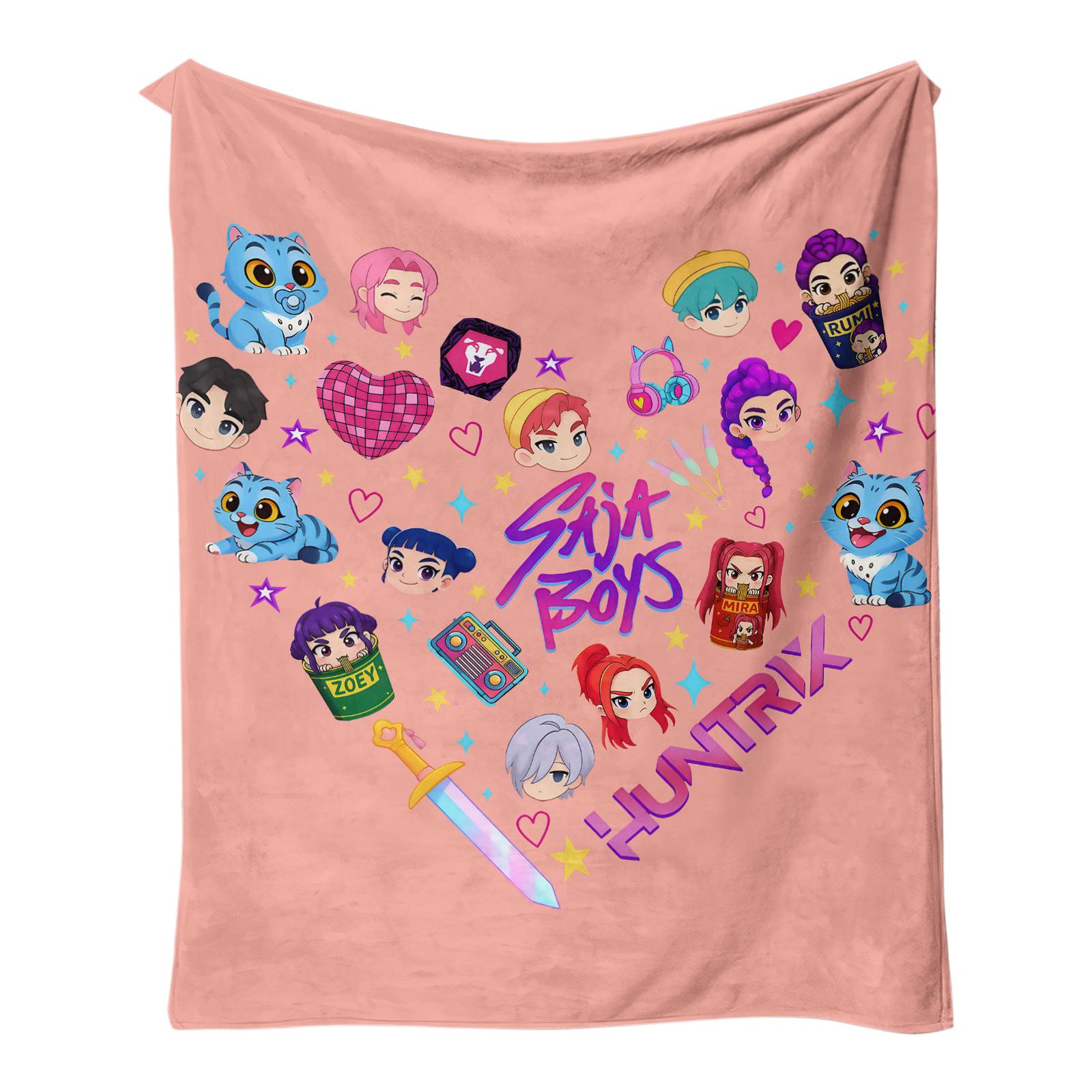 

70 * 100cm Anime Peripheral Printed Warm Blanket One Size