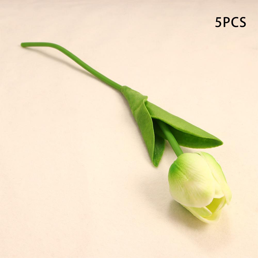 DIY Real Touch Garland Bridal Bouquet Wedding Room Fake Flowers Tulip Artificial Plant Tulipanes