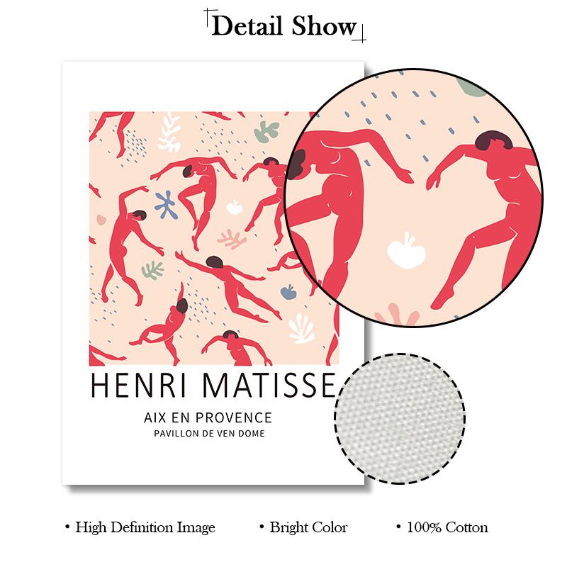 Abstract Canvas Painting Matisse Artwork Wall Art Prints Body Face Poster Modern Decorative Pictures for Living Room Home Decor