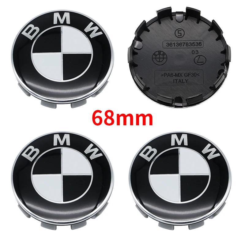 For BMW M 7Pcs Black White Car Front Hood Emblem For BMW X1 X2 X3 X4 Wheel Hub Caps Badge X5 X6 F48 F39 F10 F30 G11 E60 G01 E84 E83 Auto JG8