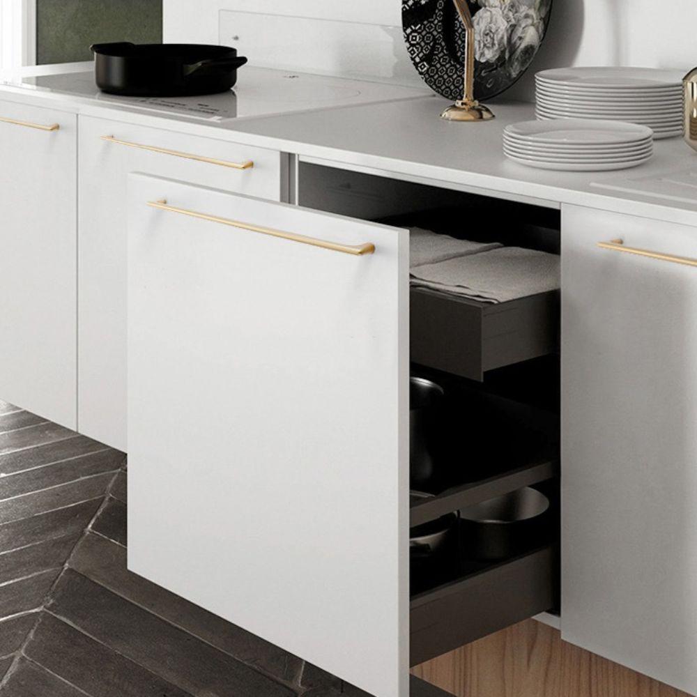 Zinc Alloy Cabinet Handles Gold Furniture Handles Durable Cupboard Pulls Wardrobe
