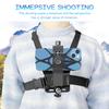 Phone Chest Mount Strap Belt Harness 360° Rotation Phone Clip Holder For iPhone 17 18 Pro Max 16 15 Smartphone Gopro Hero 10 9 8 6