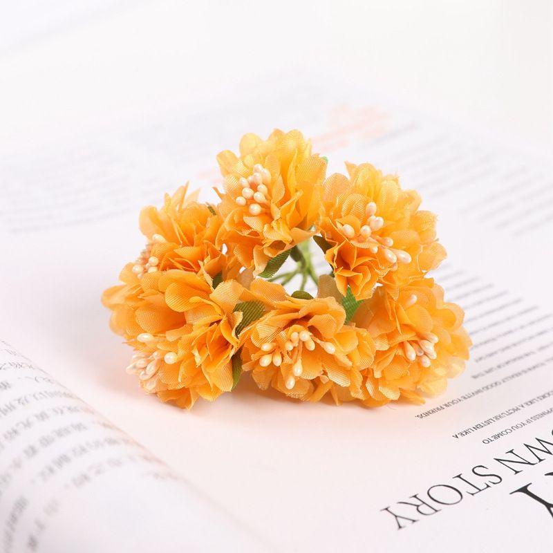 Silk Carnation Artificial Flower Christmas Home Outdoor UV protection garden Wedding Holiday Party Decoration Diy gift Candy Box