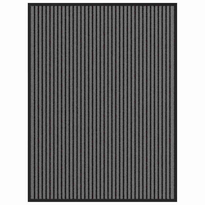 Deurmatten - MAISON EXCLUSIVE - 80 x 120 cm - Noir - Polypropylène - Anti-dérapant