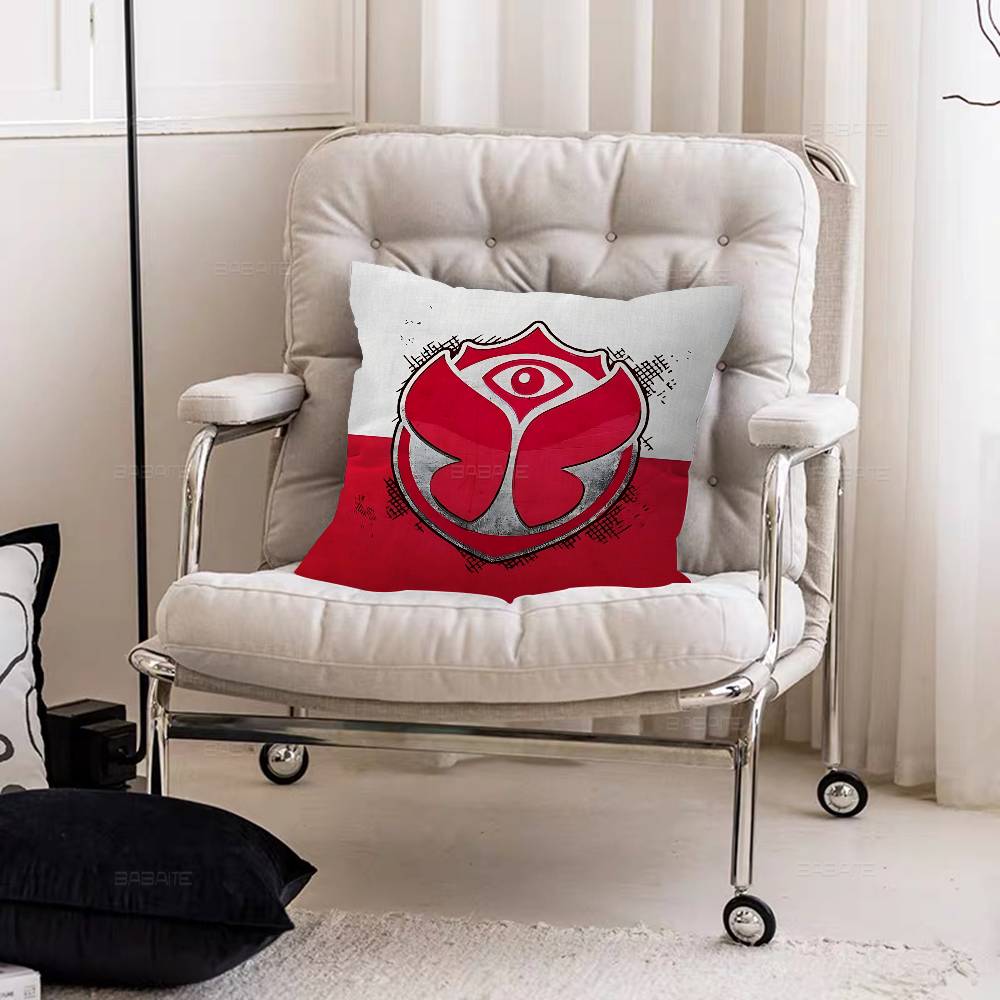 T-Tomorrowlands Music Logo Personalized Pillow Dust Cover Bedroom Kids Party Decoration Pillowcase Birthday Children Gift