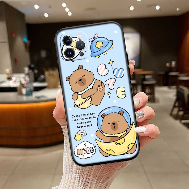 NH13 Cartoon Capybara New High-End Shell Phone Case for Xiaomi Poco F8 M4 M5 M6 M7 X3 X6 X7 Pro GT NFC Ultra
