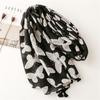 Fashion Luxury Butterfly Women Viscose Scarf Ventilate Designer Shawl Cotton Linen Tassel Pashmina Muslim Hijab Wrap
