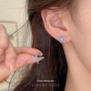 Cercei Stud Stea de Mare Albastră din Argint Sterling S925 Cui Yan pentru Femei – Accesoriu Versatil Stil Coreean de Vară.