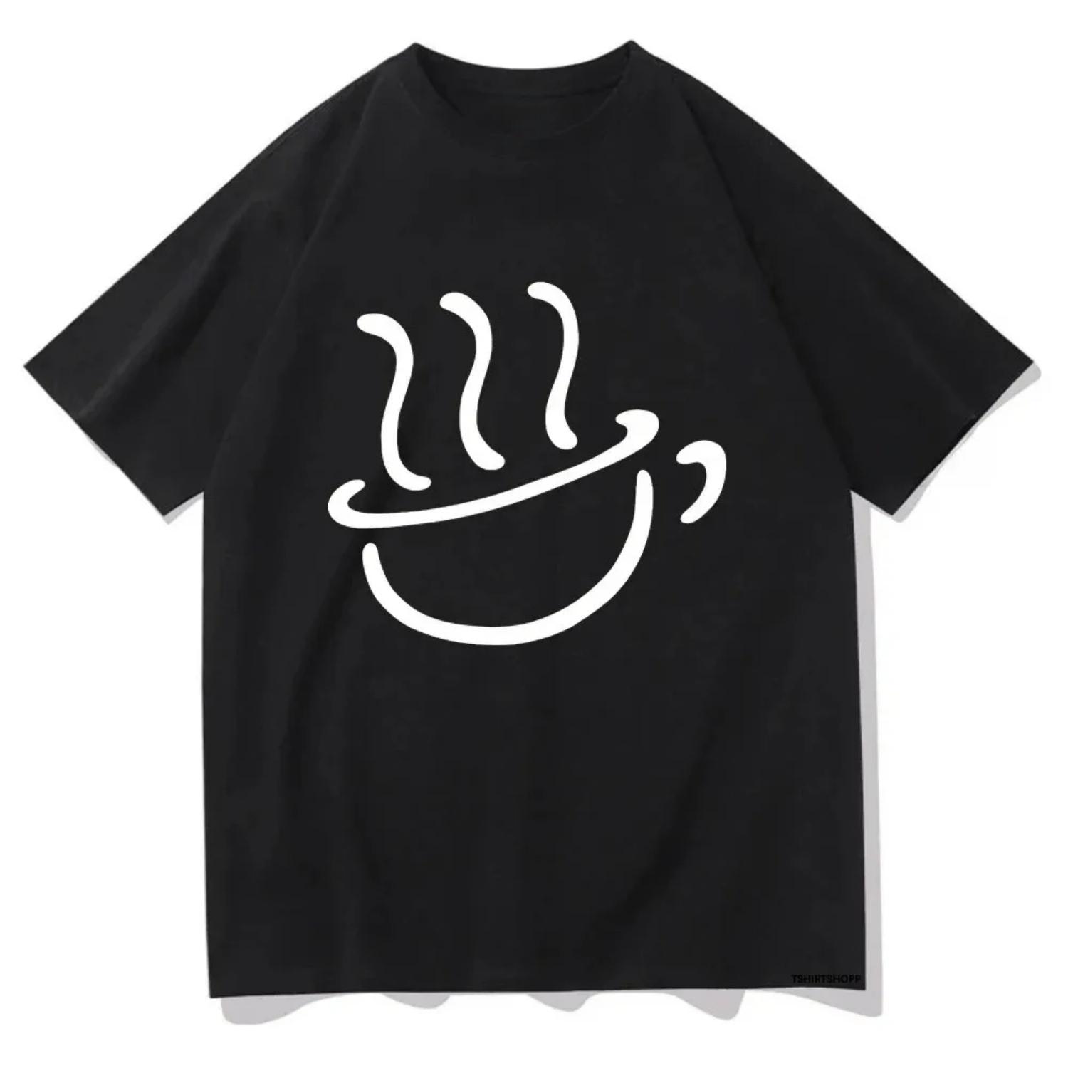 

Anime K-ON Houkago Tea Time T-Shirt Summer T-Shirt Kawaii Pattern Printed T-Shirt Retro Simple Fashion Cute Top S чёрный