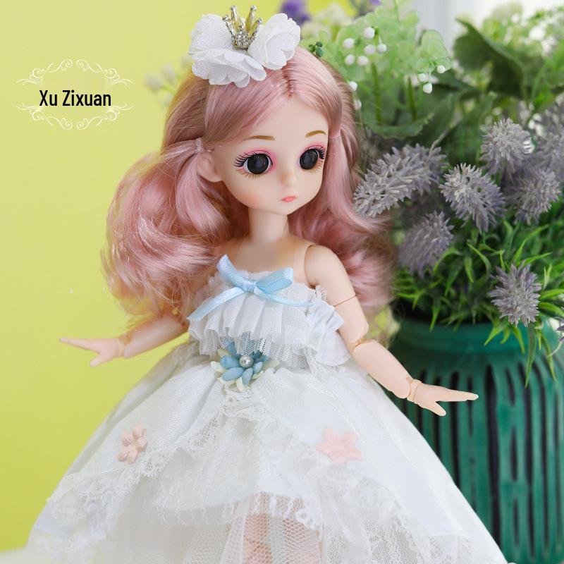BJD 30cm Doll Set - Little Girl's Toy for Kindergarten Training & Birthday Gift