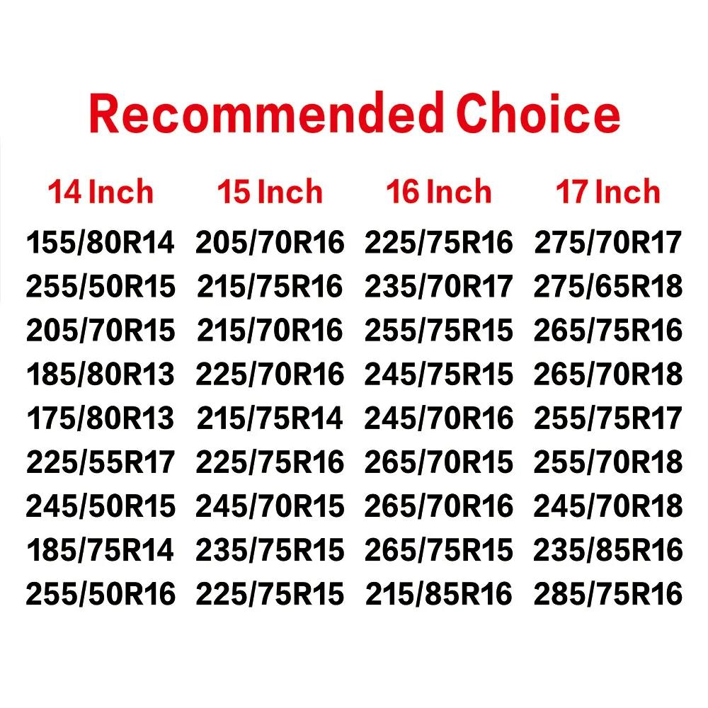 1PC 14"-17" Inch PVC Leather Car Spare Tire Wheel Cover Protector For All Car Tire Bag Spare Wheel Tire Cover Black Protector