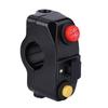 78" Motorcycle Handlebar Mount Switches with Horn Turn Signal High Low Beam Control Black