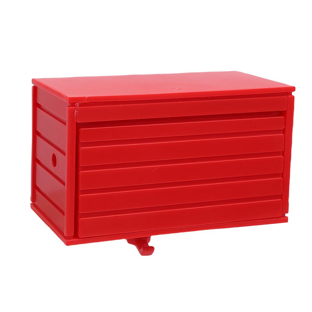 Car Garage Key Holder with Opening Door Decorative Wall Mounted Key Holder for Entryway Red