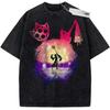 Final Fantasy X Yuna Vintage Washed Oversized TShirt Retro Streetwear Harajuku Style Unisex Couple Tee for All Seasons