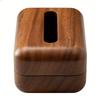 Desk Decor Walnut Tissue Box Versatile Tissue Box For Home Home Decor Solid Walnut Construction Natural Wood Grain