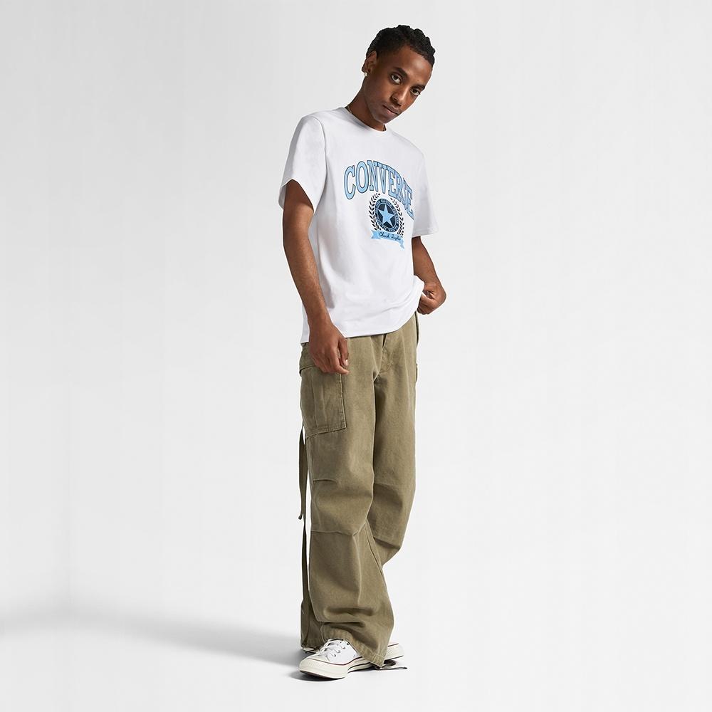 Converse Retro Collegiate Graphic T-Shirt Asia Sizing 'Blue' Men's 10025275-A02