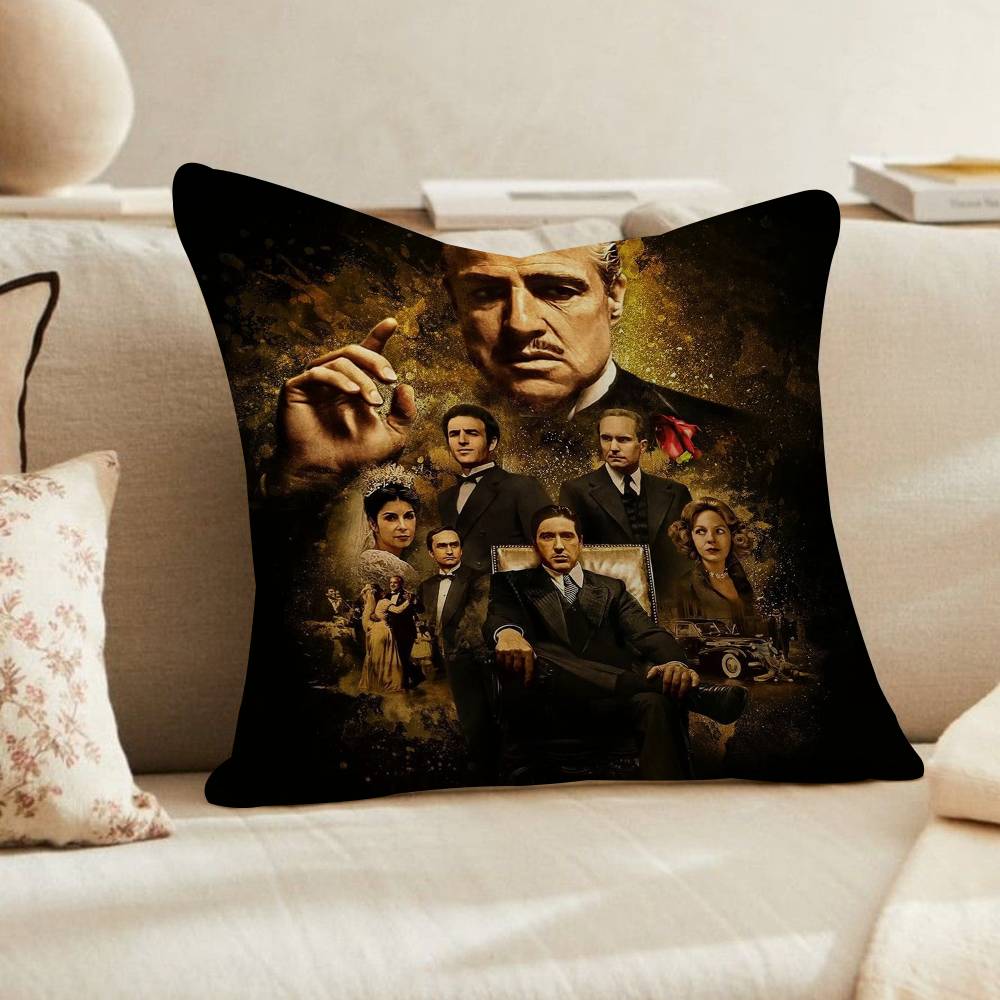 

Classic Movie Gangsters The Godfather Personalized Pillow Cover Kids Bedroom Wild Party Decor Pillowcase Birthday shower Gift 30x30 cm