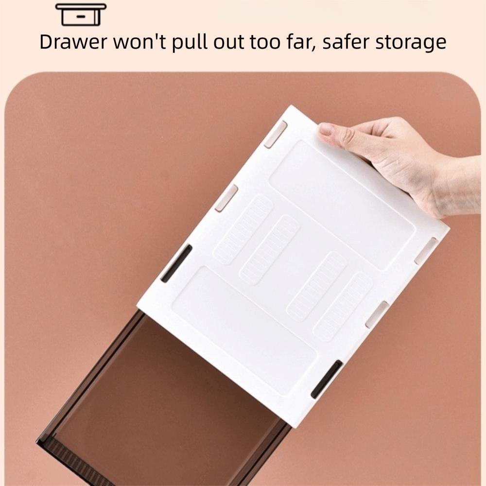 Slide Buckle Under Desk Drawer Organizer Multipurpose Space Saving Hidden Office Organizer Stationery Underwear Case