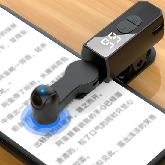 Digital LED Display Auto Clicker Type-C Screen Touch Tapper 108 Gears Silent Finger Clicking Simulator for Video Live Page Turning