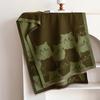 2026 Cozy Cartoon Cat Cashmere-Feel Shawl - Women's Autumn/Winter All-Match Accessory