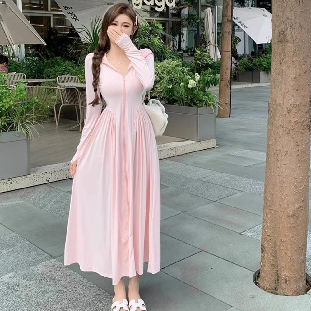 Breathable Sun Protection Clothing Lightweight Sunscreen Dress Fashion Women's Hoodie  Summer