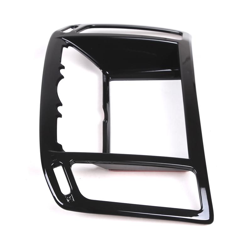 For Infiniti G25 G37 2007-2013 ABS Carbon Fiber Center Console Air Outlet Navigation Decorative Frame Sticker Car Accessories