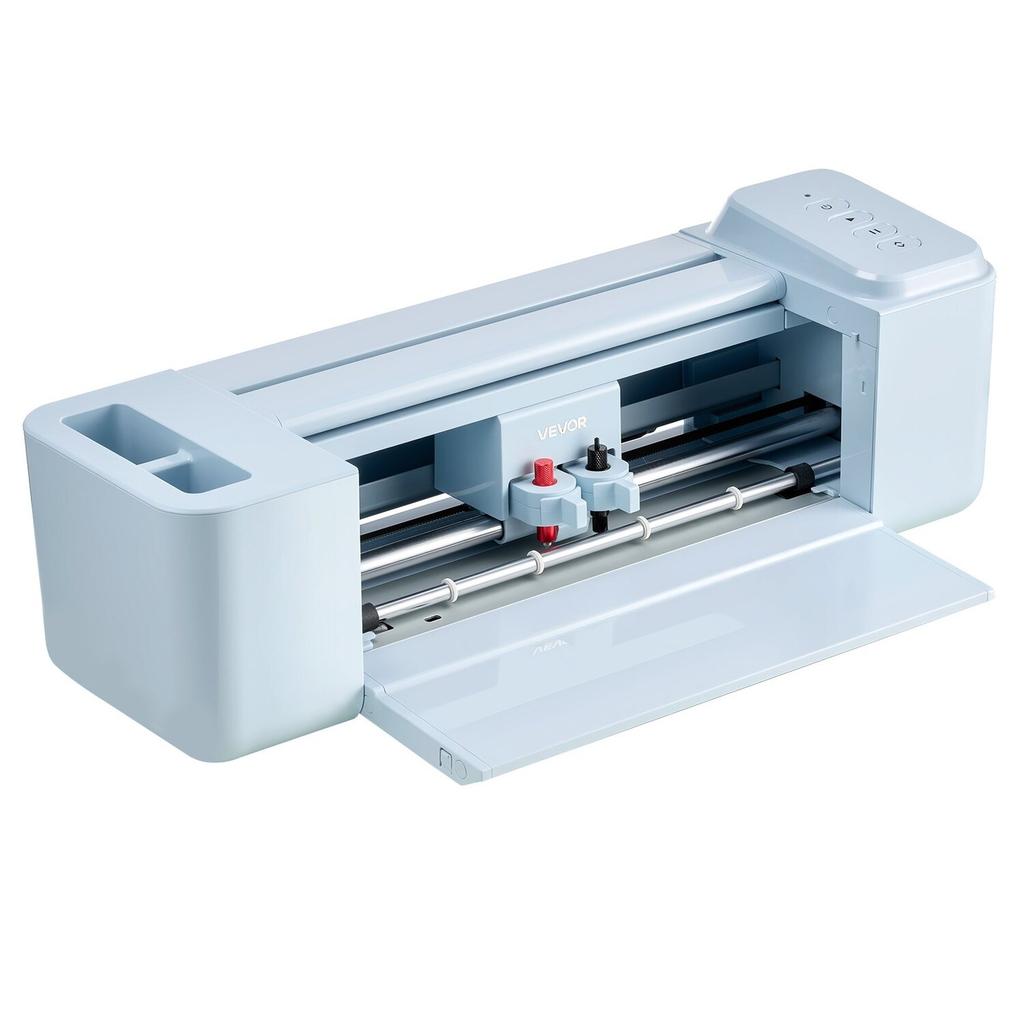 Vinyl-Schneidemaschine, 305 mm, Knopfgesteuerter Vinylschneider, 5000+ Integrierte Designressourcen, Kompatibel mit Mac, Windows, Android und iOS, für