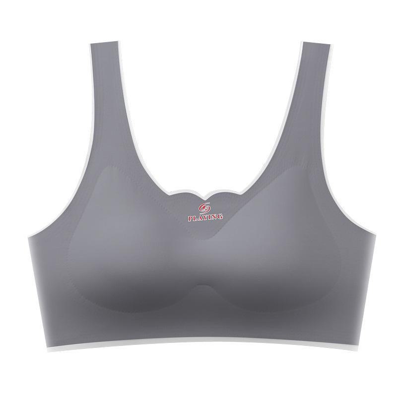 Pro-Oxygen 2.0 Women's Seamless Thin Underwear: Elegant Gathered Back, Seamless Side Support, Yoga Sports Vest for Girls