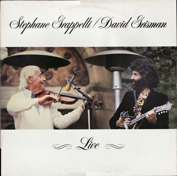 LP Record STEPHANE GRAPPELLI, DAVID GRISMAN - Live BSK3550 WARNER BROS 1981 US Country/Folk Used