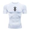 Men's Compression Shirts Summer Short Sleeve Gym Workout T-shirt Athletic Fashion Stretchy Moisture-Wicking Quick Dry Baselayer Undershirts Tops