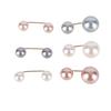 30 Pcs Brooch Pins Fashionable Durable Not Easily Fade Good Gloss Simple Classic Faux Pearl