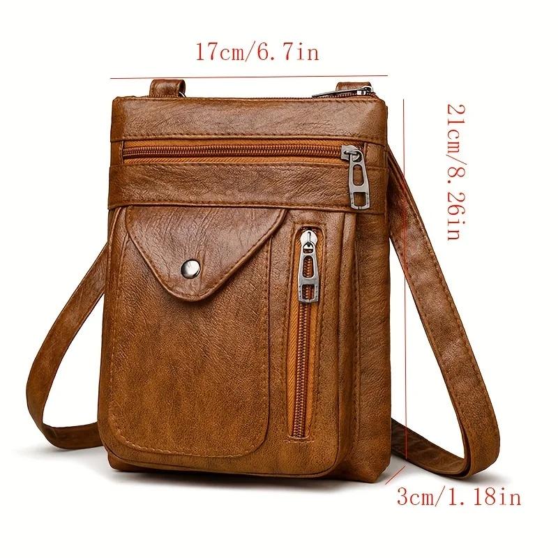 Korean Versi Simple Women's Portable Wallet, Fashi Retro Single Shoulder Crossbody Bags, Suitable for Commuting and Banquets