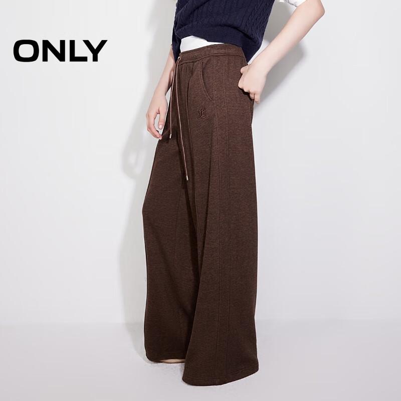 ONLY Women's 2024 Winter Embroidered Straight Leg Casual Pants