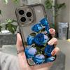 Minimalist Rose Case For iPhone 16 15 14 13 12 11 Pro Max XS X XR 8 7 Plus 16e SE 2020 Flower Shockproof Clear Silicone Cover
