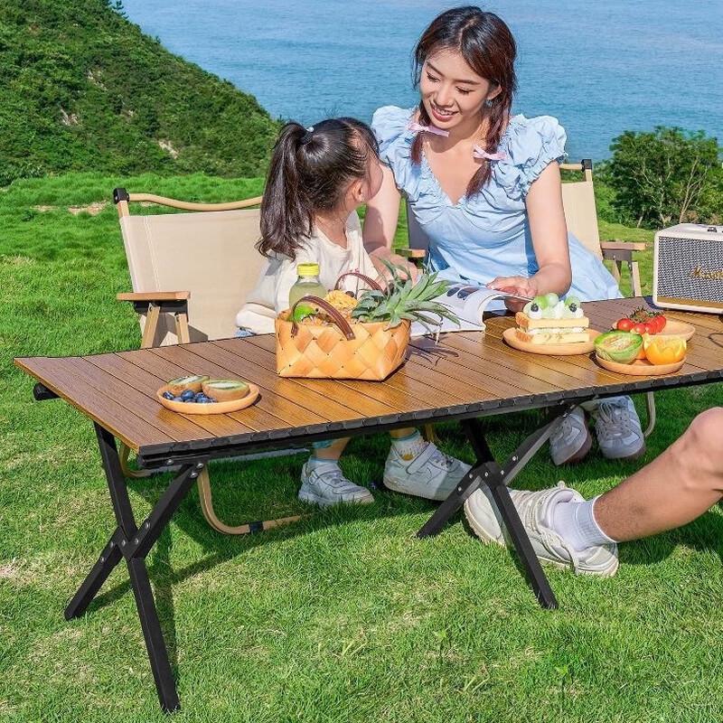ZISIZ Outdoor Camping Table and Chair Set
