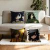 C-Character Tomoko Kuroki Pillowcase Casual Style Decoration, Suitable for Home Decoration (excluding Pillow Core)