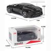 1:32 Modellautos von Bugatti La Voiture Noire, Spielzeug zum Zurückziehen aus Zinklegierung mit Ton und Licht für Kinder, Jungen und Mädchen, Fahrzeugsammlung, Nachbildung von maßstabsgetreuen Automodellen
