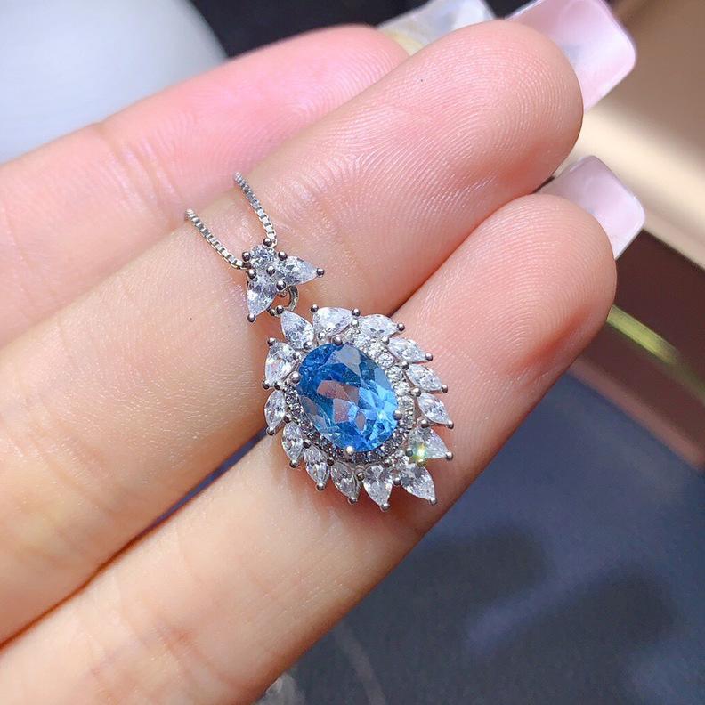 Lindon Women Copper Alloy 5A Zircon Necklace Pendant Wedding Party Gift