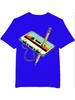 Camiseta Masculina 3D Impressa Lápis Fita Cassete Anos 80 Camiseta Retro Música Anos 1980 Roupa Masculina Camiseta Vintage Camisetas
