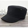 Canvas breathable military hat big head circumference flat top hat couple model women's hat casual fashion men's hat green middle-aged