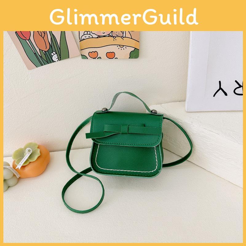 Versatile Cute Bow Accessory Crossbody Bag Kids Waterproof Mini Shoulder Bag